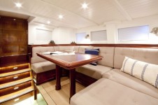 Sailing yacht Annagine - Upper Salon looking aft